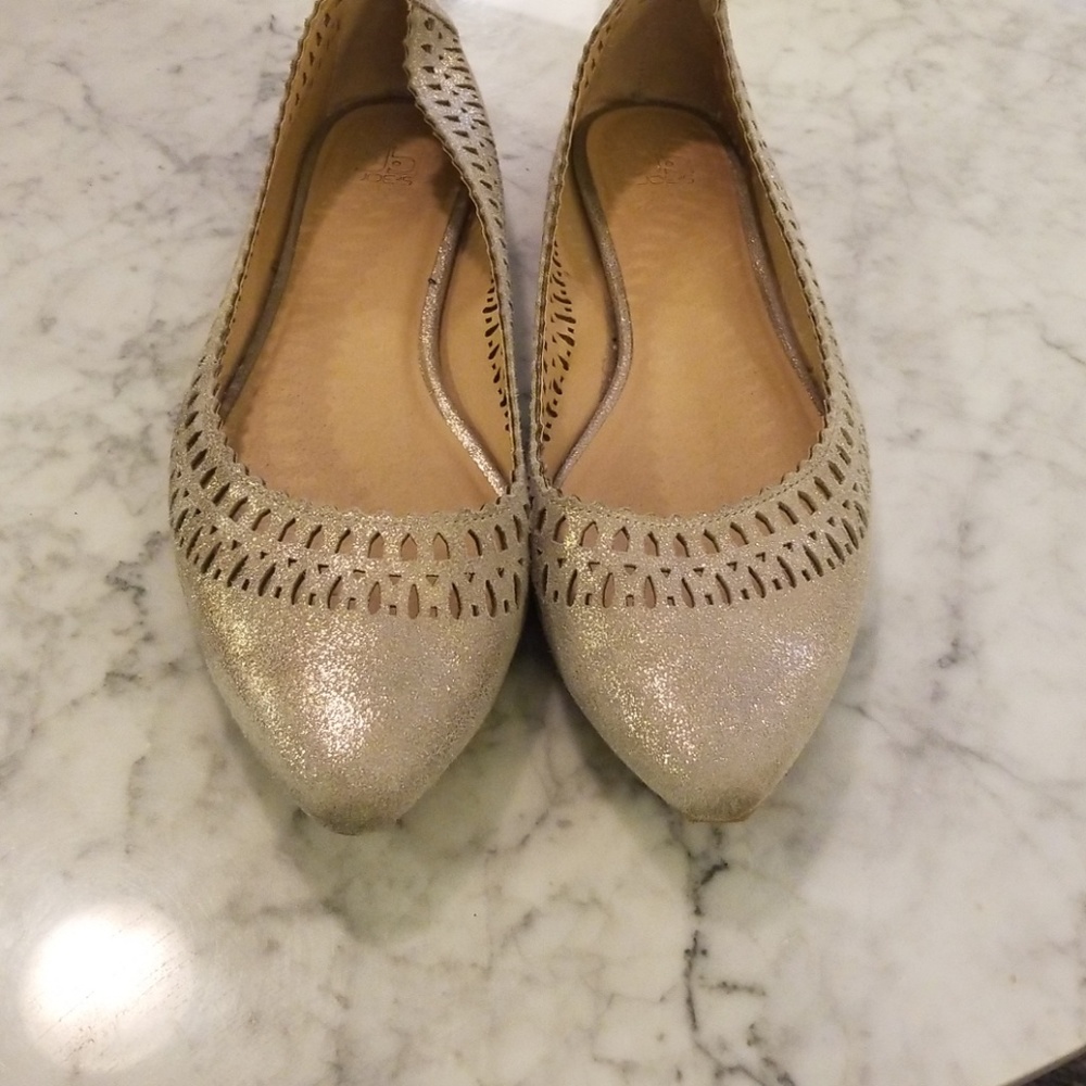 Joe's Jean's perforated leather flats